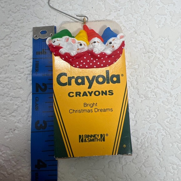 VINTAGE 1987 Hallmark crayola Christmas ornament - Picture 5 of 5